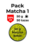 Poderoso antioxidante y adelgazante 50 g | MATCHA DETOX | Desafío Detox 50 días