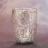 Vaso vidrio doble fondo estrellas + Té o Hierba