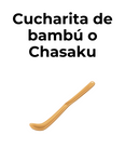 Chasaku o cucharita de bambú