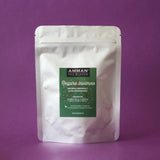 Doypack con mezcla Respira invierno de Amman Tea Blends de 50g con jengibre, sauco, eucaliptus, salvia, tomillo y menta para reforzar defensas y alivio respiratorio.