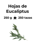 Las hojas de Eucaliptus tienen efectos expectorantes por lo que ayudan a aflojar la mucosidad. Además, tiene efectos descongestionantes ayudando a aliviar la congestión nasal.