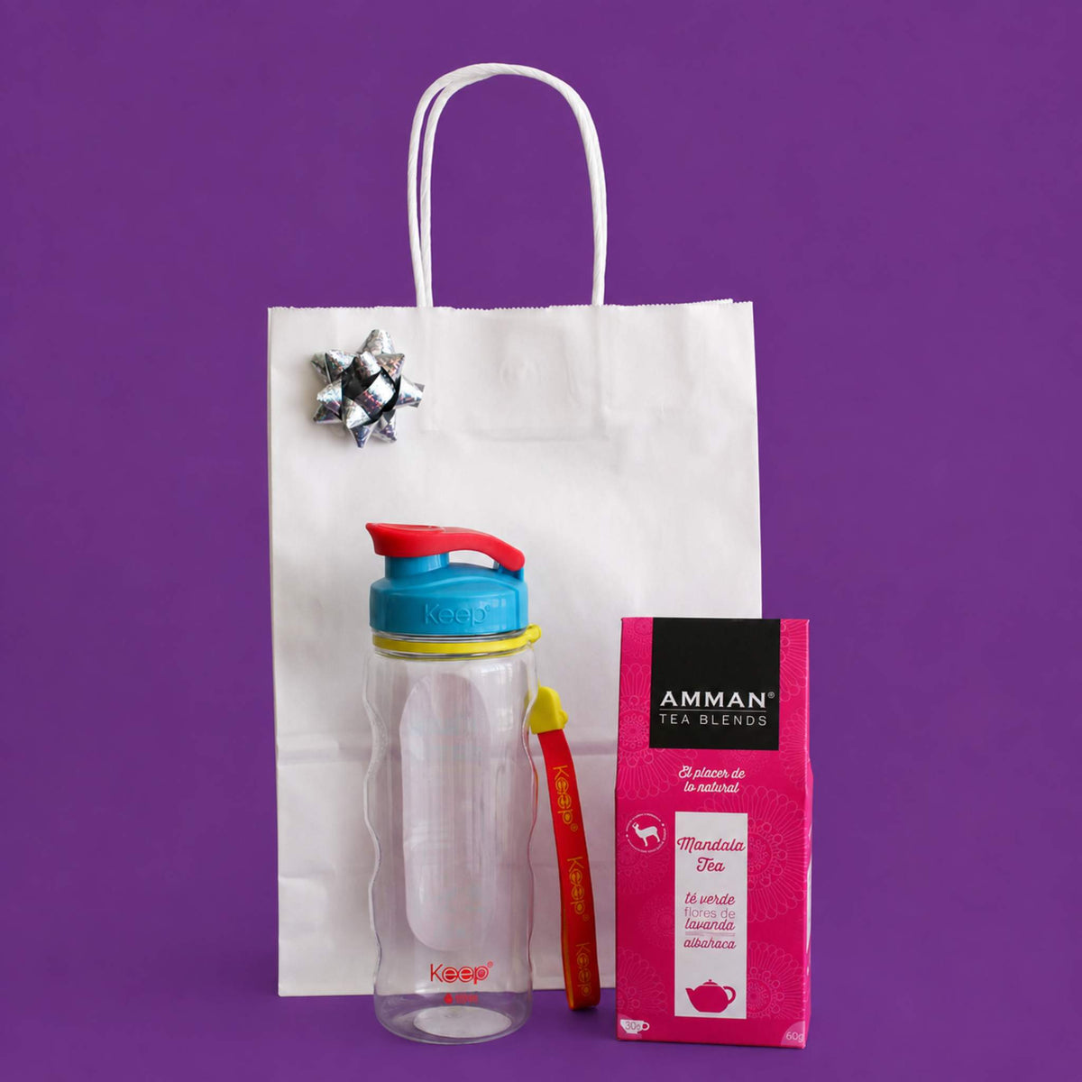 Botella libre BPA + Té Estuche