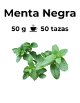 Menta negra, una hierba o planta medicinal con beneficios para la salud, como propiedades calmantes y relajantes