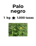 Palo negro (Leptocarpha rivularis): planta medicinal chilena. Imagen muestra hojas verdes alargadas y flores amarillas. Texto en la imagen indica nombre común. Hierba nativa con propiedades antiinflamatorias y analgésicas, utilizada en medicina tradicional mapuche.