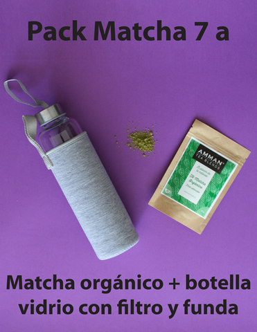 Pack 6: 50 g Té Matcha detox + Batidor (Chasen) + Cucharita de Bambú ( –  Amman Tea Blends
